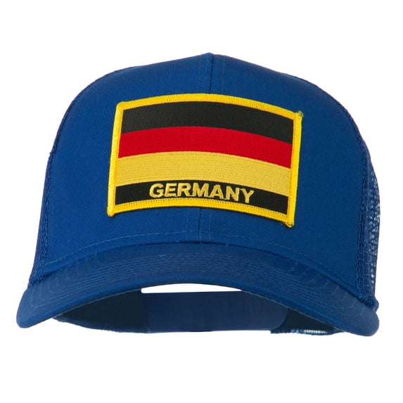 Germany Flag Patched Mesh Cap - Royal OSFM