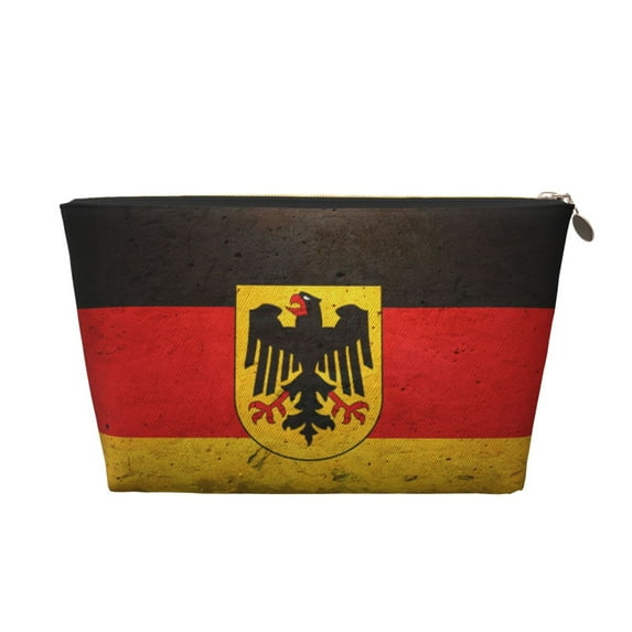 Germany Flag Small Purse Organizer Zipper Cosmetic Handbag Tote Pouch For Women