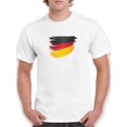 thumbnail image 1 of Germany Flag Stroke Men T-Shirt, Male Large, 1 of 4