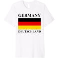 thumbnail image 1 of Germany Flag T-Shirt Deutschland Country Tee mens t shirt，white，women，funny，misfits，men，journey，t-shirt, 1 of 4