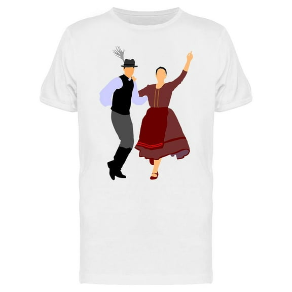 Germany Folk Dancers T-Shirt Men -Image by Shutterstock, Male Small