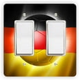 thumbnail image 1 of Germany Football - Double Rocker Light Switch Cover - Double Rocker Switch Plate, 1 of 1