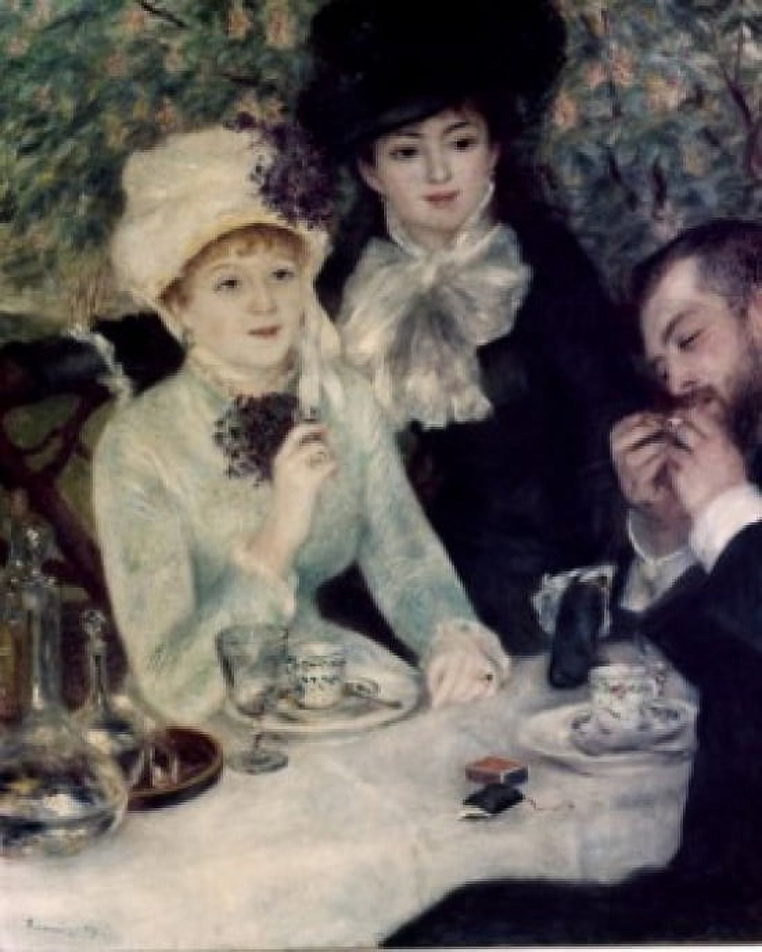 Germany Frankfurt am Main Stadelsches Kunstinstitut Breakfast by Pierre Auguste Renoir (1841-1919) Canvas Art - Pierre Auguste Renoir (18 x 24)