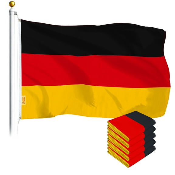 Germany German Flag 3x5FT 5-Pack Printed Polyester By G128