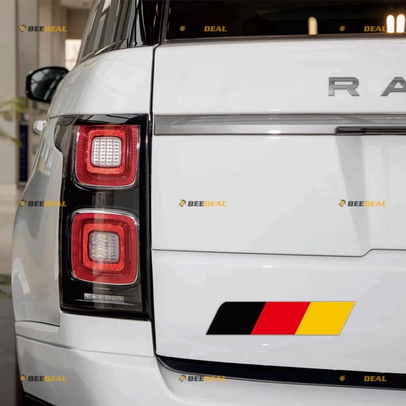 Germany German Flag Car Magnet Magnetic Sticker Decal - 3 Pack Reflective 6" - for Auto Truck Van Reusable Waterproof
