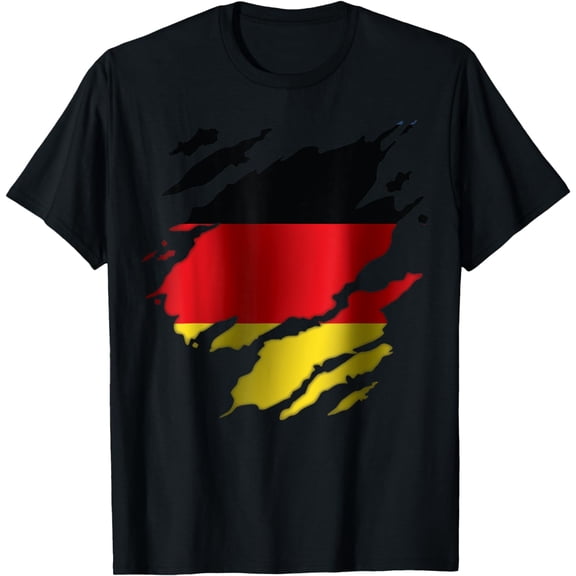 Germany German Flag, Heritage T-Shirt mens t hirt men，black，women，misfits，journey ，boys
