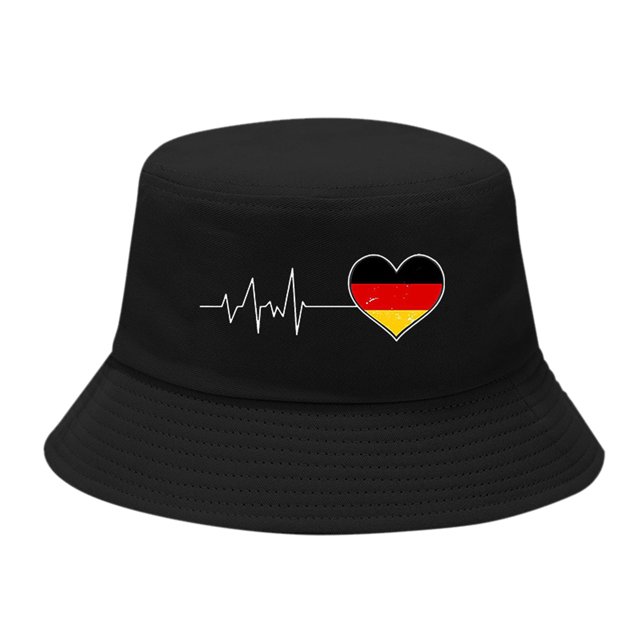 Germany Hat EM Football 2024 Herren Damen Anglerhut Fischerhut Bucket