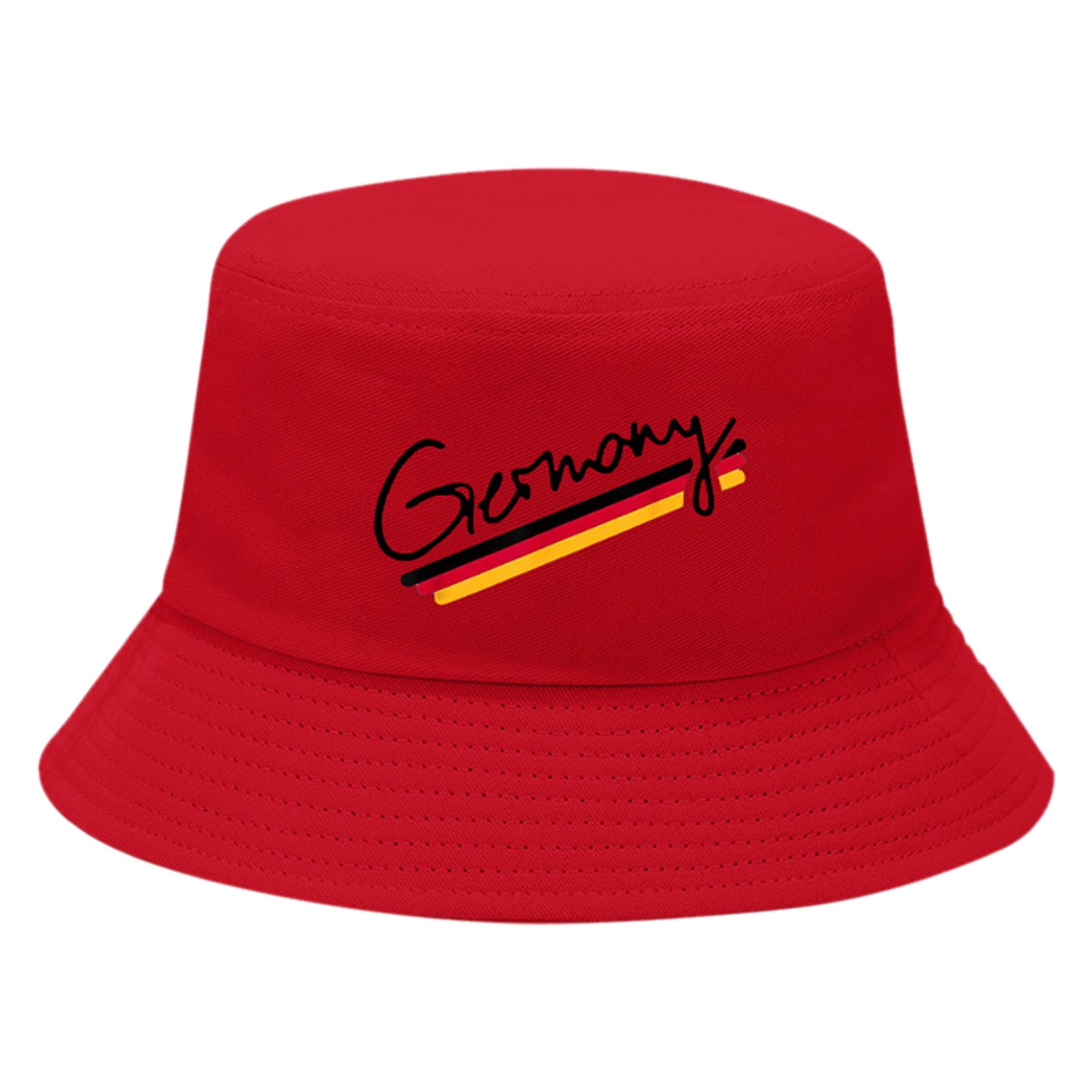 Germany Hat EM Football 2024 Herren Damen Anglerhut Fischerhut Bucket
