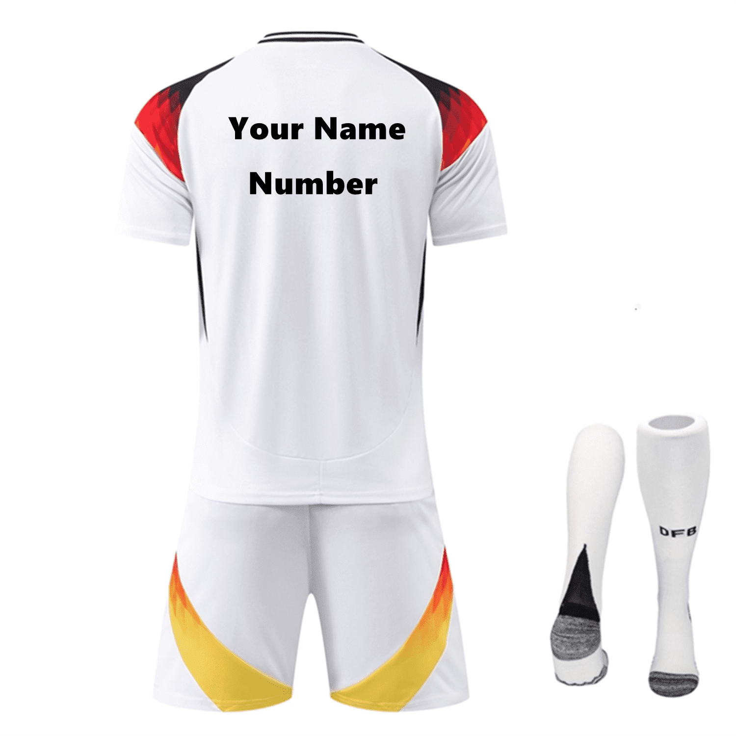 Germany Home UEFA Euro Cup 2024 Customized Soccer Jersey Kit - Walmart.com