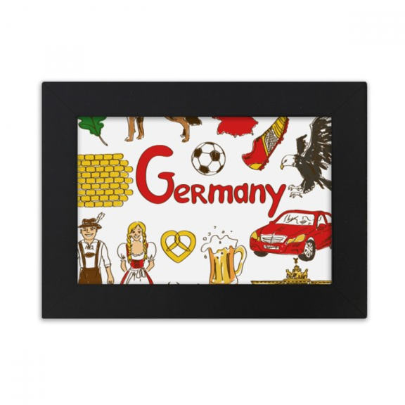 Germany Landscap Animals National Flag Desktop Photo Frame Ornaments Picture Art Painting