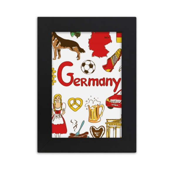 Germany Landscap Animals National Flag Desktop Photo Frame Picture Display Art Painting Exhibit
