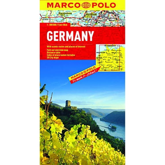 Pre-Owned Germany Marco Polo Map (Marco Polo Maps) Paperback