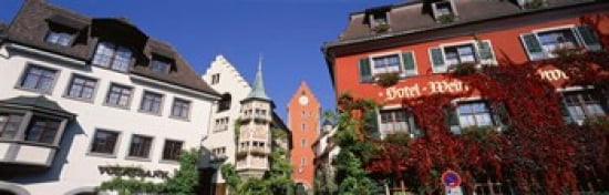 Germany Meersburg Lake Constance Low angle view of the buildings Canvas Art - Panoramic Images (36 x 12)