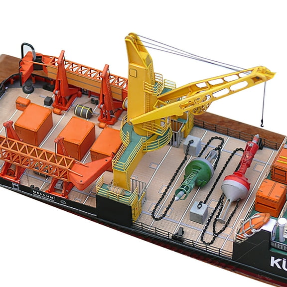 Germany Mellum Coast Guard Environment Monitoring Ship Paper Model Kit Unassembled DIY Kit for Aviation Collectors