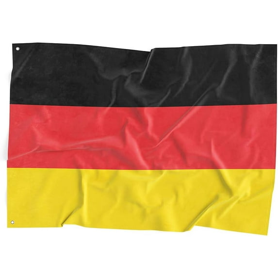 Germany National Flag Polyester Fiber 3x5 Feet Flag, Bright Colors And Anti-ultraviolet Fade Flag Indoor Outdoor Banner