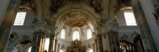Germany Ottobeuren Canvas Art - Panoramic Images (36 x 12)