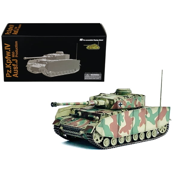 Germany Pz.Kpfw.IV Ausf.J Mid Production Tank "NEO Dragon Armor" Series 1/72 Plastic Model by Dragon Models