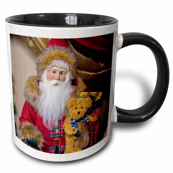 3drose, Germany, Rothenberg, Kathe Wohlfahrt, Christmas - Eu10 Jen0272 - Jim Engelbrecht, 15oz Two-tone Black Mug