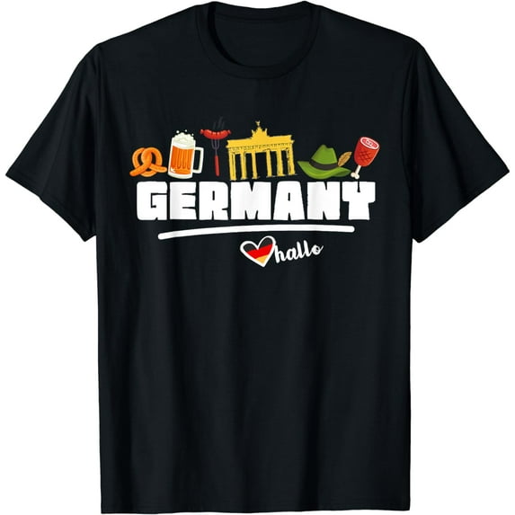Germany Souvenir Shirt Travel Gifts For Men Europe Tee