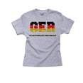 thumbnail image 1 of Germany Synchronized Swimming - Olympic Games - Rio - Flag Girl's Cotton Youth Grey T-Shirt, 1 of 2
