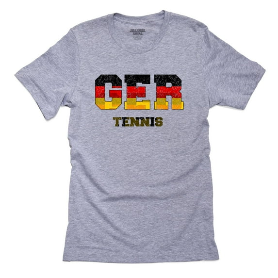 Germany Tennis - Olympic Games - Rio - Flag Men's Grey T-Shirt