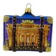 thumbnail image 1 of Germany Travel Suitcase Polish Glass Christmas Ornament ONE Decoration, 1 of 7
