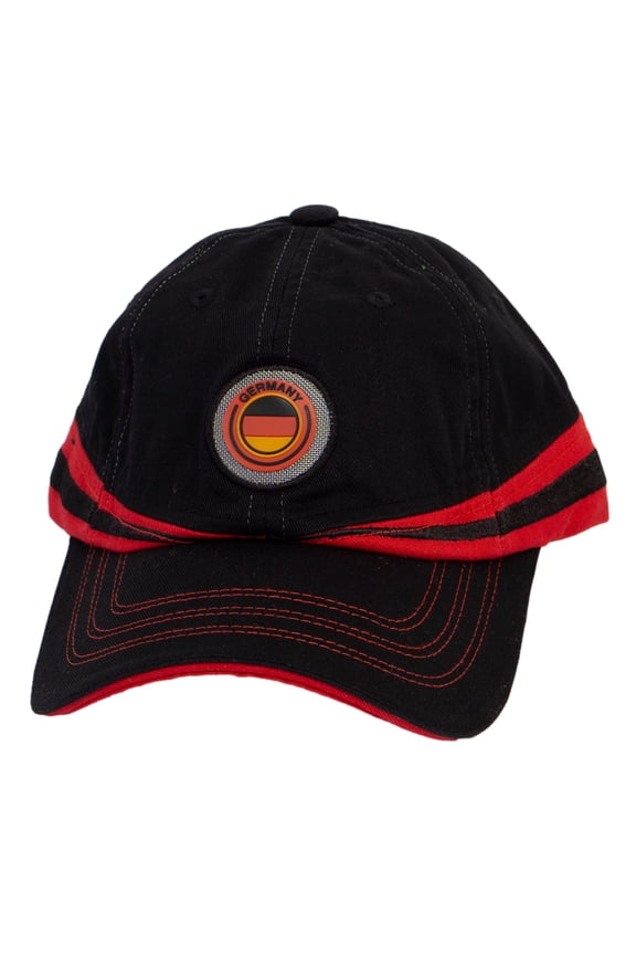 Germany Vintage Adjustable Buckle Cap- Black