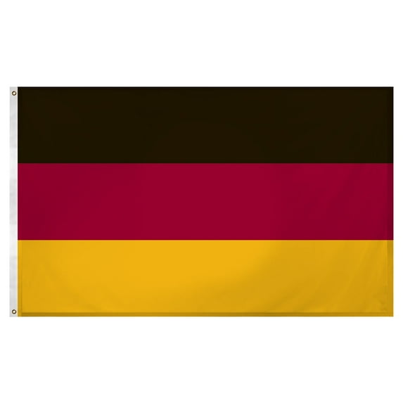 Germany flag 3ft x 5ft Super Knit polyester