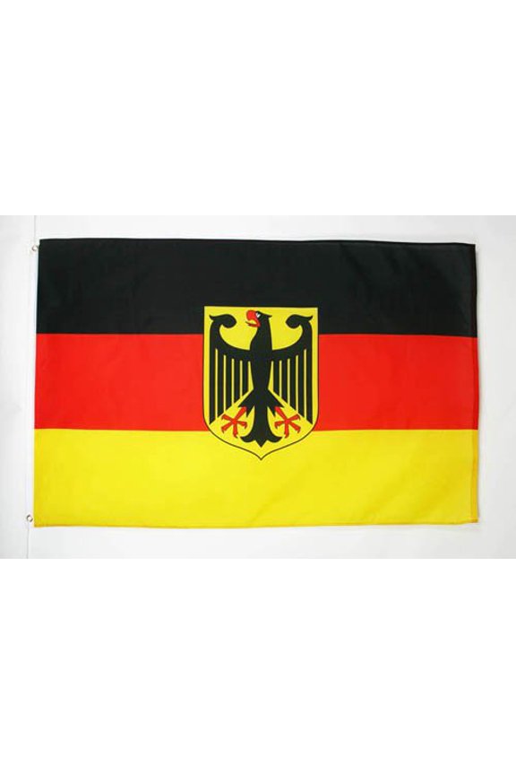 Germany with eagle Flag 2x3 ft 100D Polyester 2 Grommets 90x60 cm