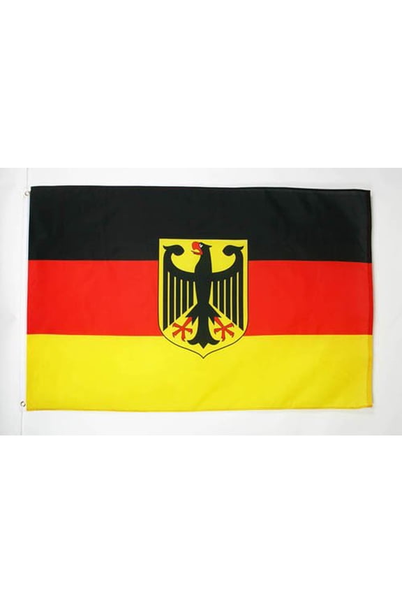 Germany with eagle Flag 3x5 ft 100D Polyester 2 Grommets 150x90 cm