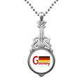 thumbnail image 1 of Germary National Flag Red Pattern Pendant Jewelry Music Guitar Torque Hangtag, 1 of 4