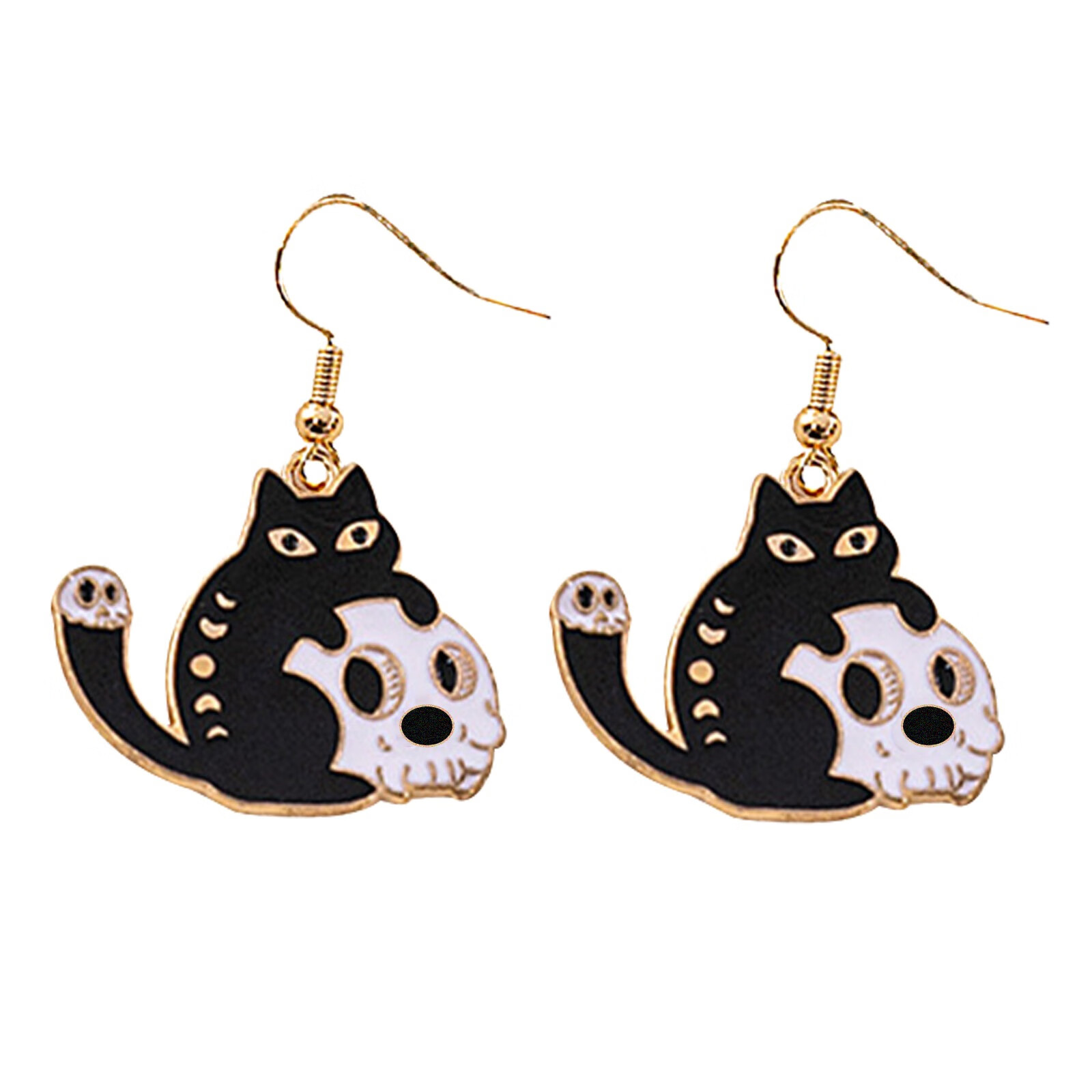 Geroge Halloween Cat Earrings Brithday Gifts Party Kids Girls