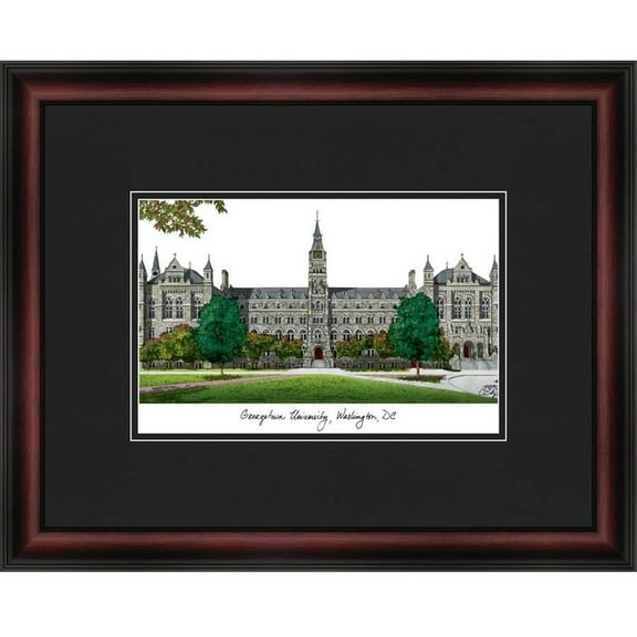 Gerogetown University Academic Framed Lithograph