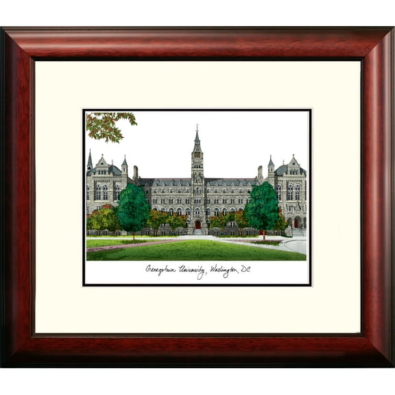 Gerogetown University Alumnus Framed Lithograph