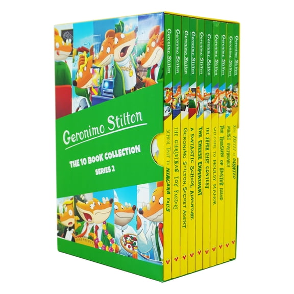 Geronimo Stilton The 10 Book Collection (Series 2) Box Set - Ages 5-7 - Paperback