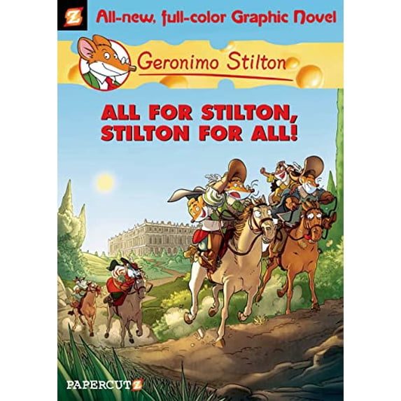 Pre-Owned Geronimo Stilton Graphic Novels #15: All for Stilton, Stilton for All! (Hardcover) 1629911496 9781629911496