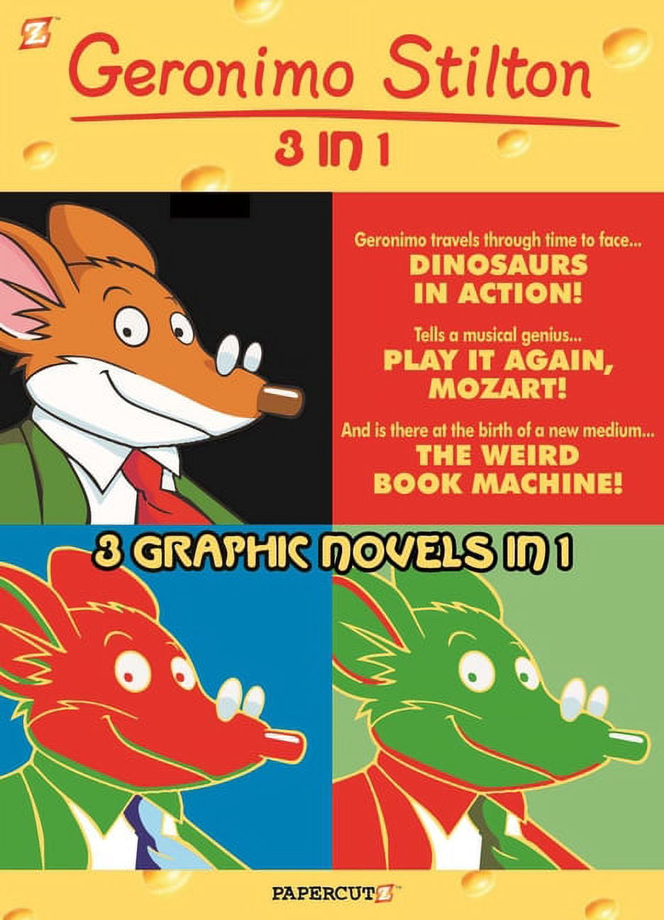 Geronimo Stilton Graphic Novels Geronimo Stilton 3In1 3 Dinosaurs