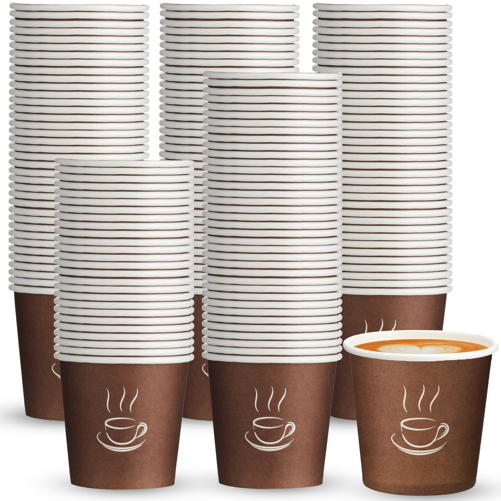 Gerrii 1000 Pcs Small Coffee Cups Paper Espresso Cups Disposable Mini