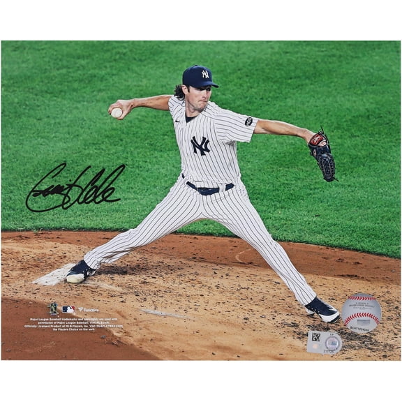 Gerrit Cole New York Yankees Autographed 8" x 10" Pinstripes Side View Photograph - Fanatics Authentic Certified