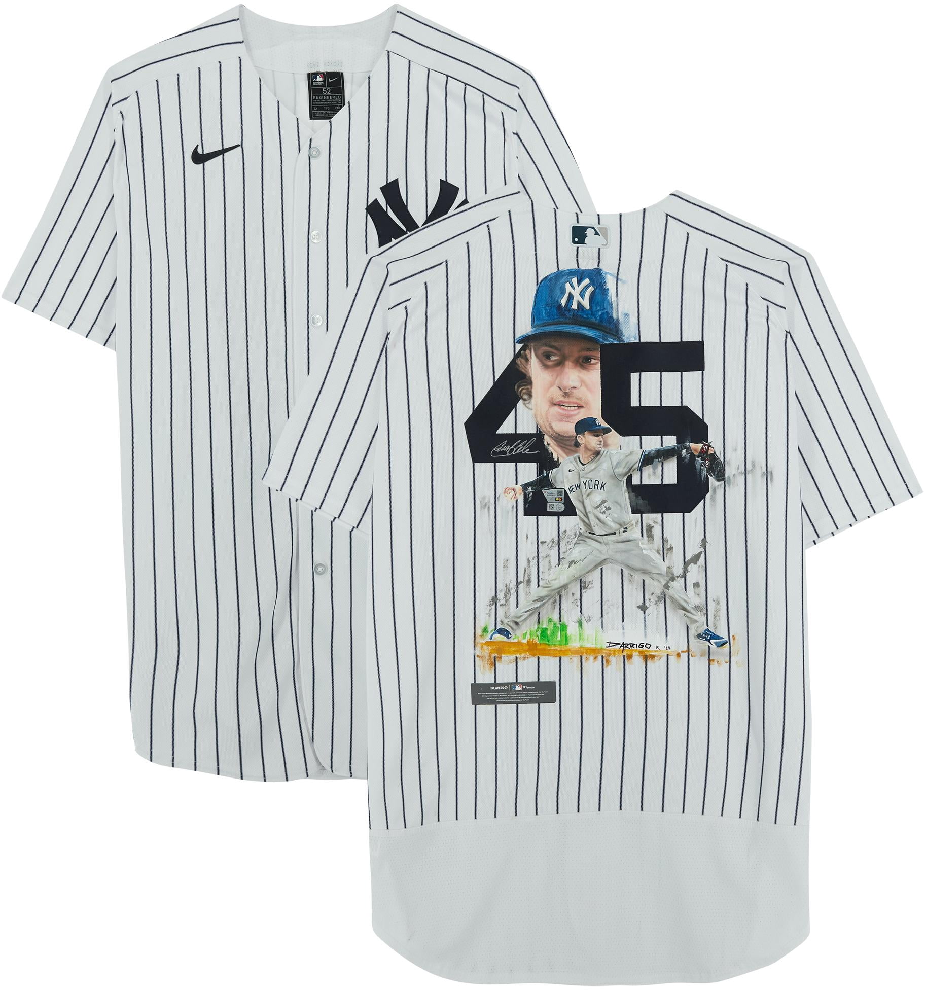 Gerrit Cole Camiseta Nike Yankees New York Jersey Nike Gris Nike