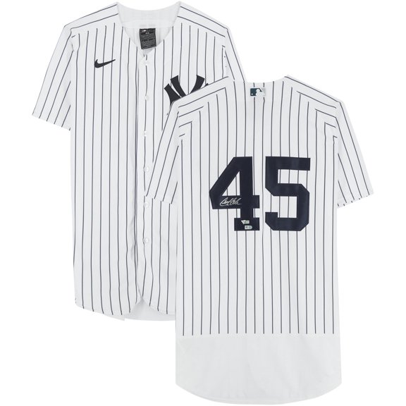 Gerrit Cole New York Yankees Autographed White Authentic Jersey - Fanatics Authentic Certified