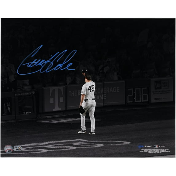 Gerrit Cole New York Yankees Autogrpahed 16" x 20" Tip Cap Spotlight Photograph Signed in Blue - #2-49 of a Limited Edition of 50 - Fanatics Authentic Certified