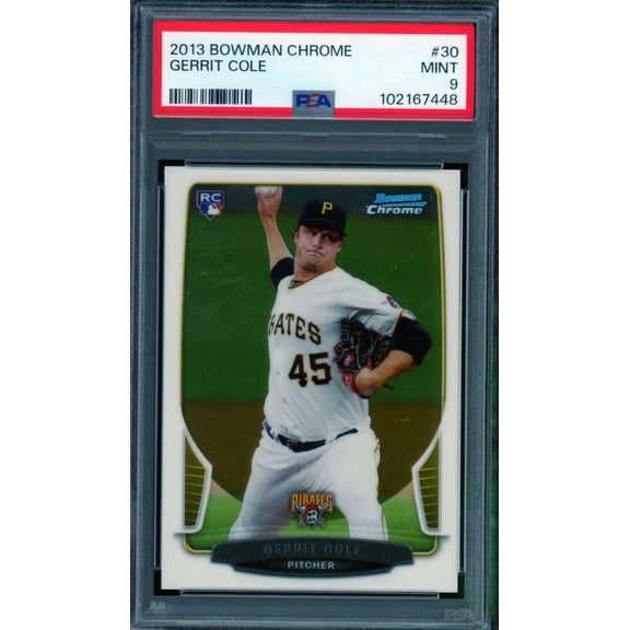 Gerrit Cole Rookie Card 2013 Bowman Chrome #30 PSA 9