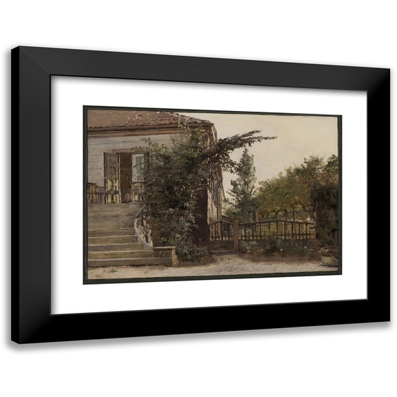 Gerrit Dou 14x11 Black Modern Framed Museum Art Print Titled - An Old Woman by a Window (1628 - 1795)