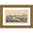 thumbnail image 1 of Gerrit Lamberts 24x15 Gold Ornate Framed and Double Matted Museum Art Print Titled - First -Age Laying for the Willemsluis, 1820 (1820), 1 of 4