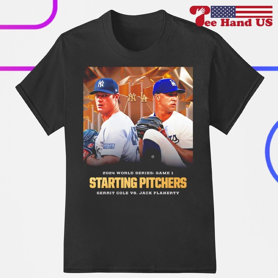 Gerritcolevsjackflahertystartingpitchers2024worldseriesshirt