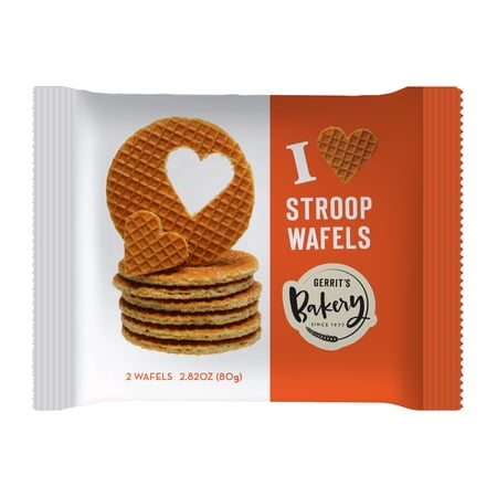 Gerrit's Bakery Stroopwafels Duo 2 Waffles 2.8oz (Caramel waffle) (10 pcs)