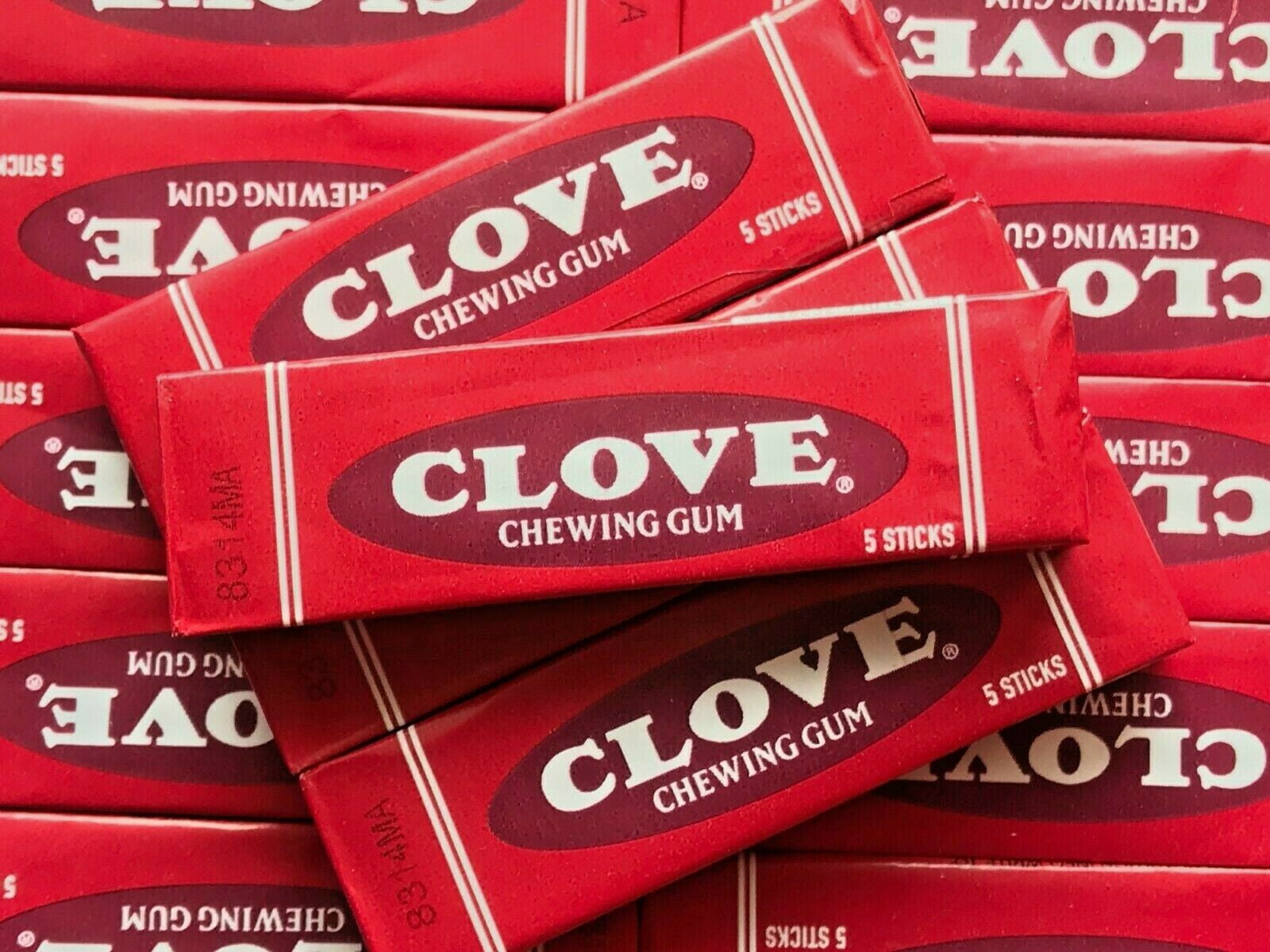 Gerrits CLOVE Gum Nostalgic Chewing Gum 4pks 5 Sticks per Pack