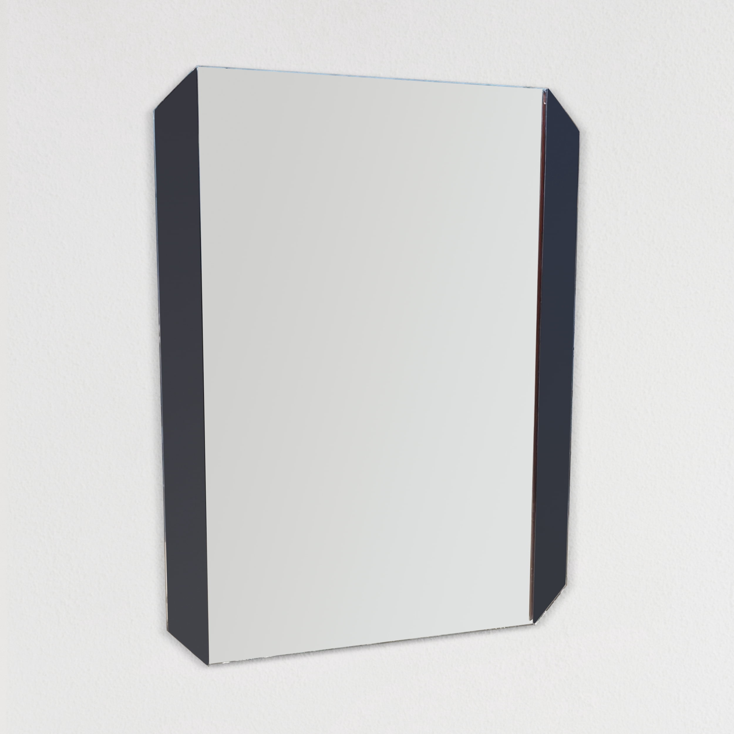 Gerry 22 in. W x 27 in H Rectangular Polished Frameless Bathroom Vanity Wall Mirror