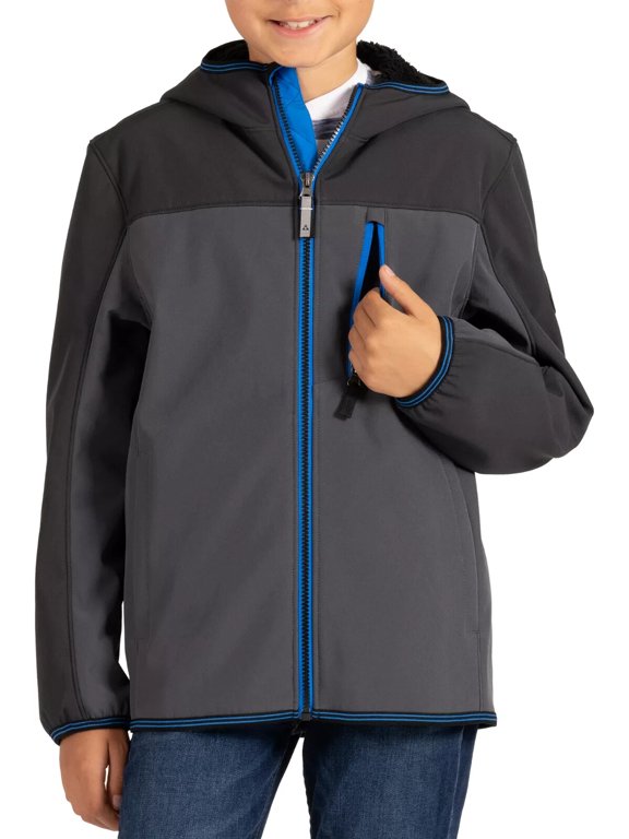 Boys' Falcon Softshell Jacket Midweight Water-Resistant Wind-Resistant
